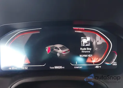 2020 BMW 330I из США, поврежденный, VIN 3MW5R1J00L8B23143